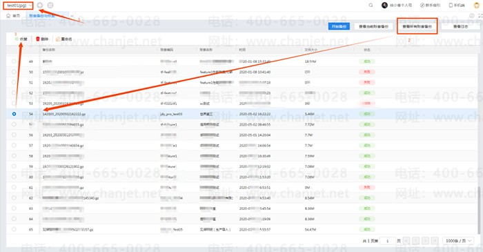 �ָ������ļ�